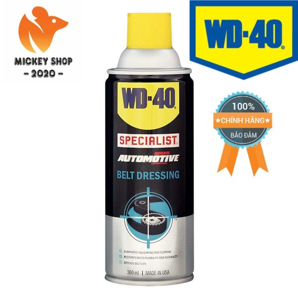 Chai xịt Bảo dưỡng dây Cua-roa WD-40 Belt Dressing 360ml - HUỲNH GIA ...